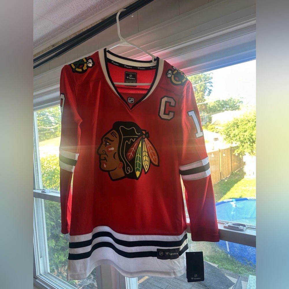 Fanatics Red Blackhawks Women's Jersey